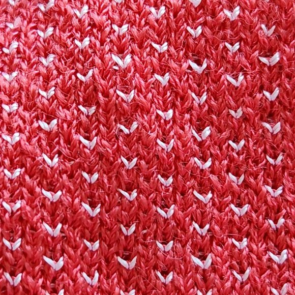 St. John Sport knit salmon/orange wool  Sweater  logo Vest  SZ S - Picture 6 of 7